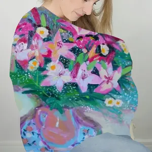 Lilies On White Nursing Cover