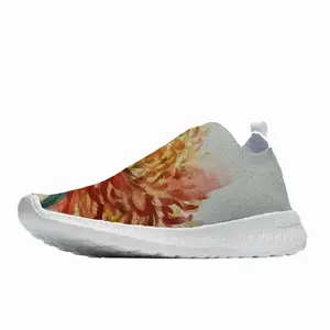 Men Autumn Flower Laceless Popcorn Shoes