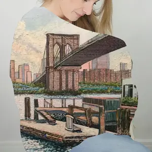 Brooklyn Bridge In Oil Nursing Cover