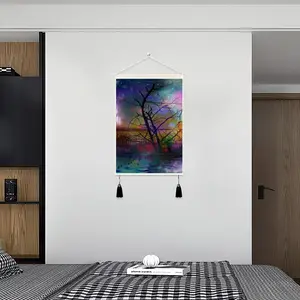 Hypnotic Universe Tassel Hanging Picture