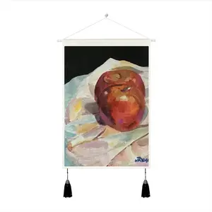 Apples On A Table Tassel Hanging Picture