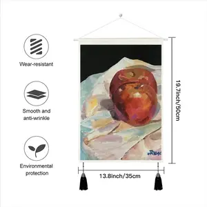 Apples On A Table Tassel Hanging Picture