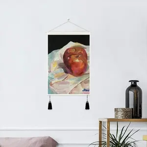 Apples On A Table Tassel Hanging Picture