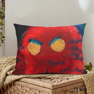 Derrida Bird Polyester Pillow (Rectangle, Multi-Size)