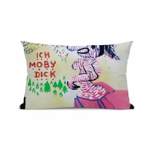 Ich Moby Dick Polyester Pillow (Rectangle, Multi-Size)