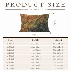 Golden Drops Polyester Pillow (Rectangle, Multi-Size)