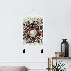 Aztec Sun Tassel Hanging Picture