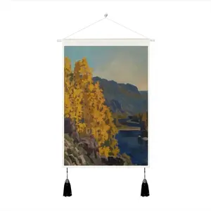 Blue Mountains Tassel Hanging Picture