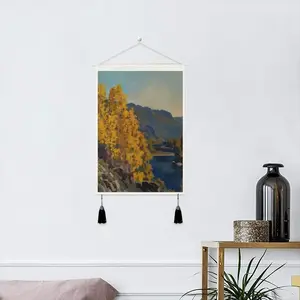 Blue Mountains Tassel Hanging Picture