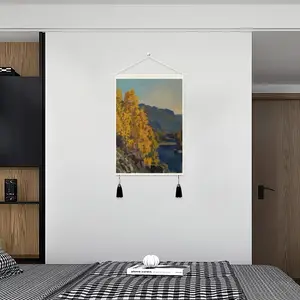 Blue Mountains Tassel Hanging Picture