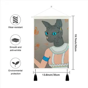 Bastet Tassel Hanging Picture