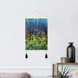 Morning Forest Tassel Hanging Picture