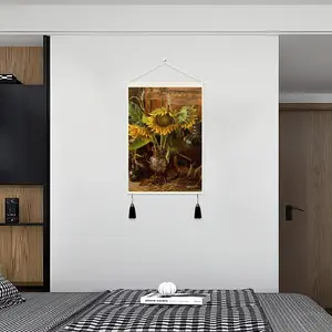 My Sunflowers Tassel Hanging Picture