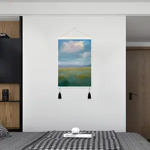 In The Meadow Tassel Hanging Picture