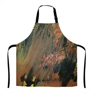 Bronze Abstraction Apron (With Pockets)