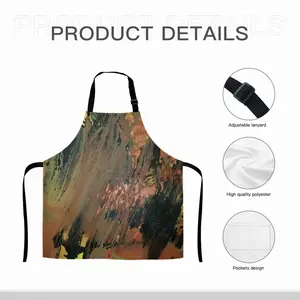 Bronze Abstraction Apron (With Pockets)