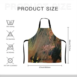 Bronze Abstraction Apron (With Pockets)