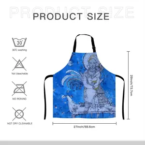 Drawing Ink - Blue Diva Apron (With Pockets)