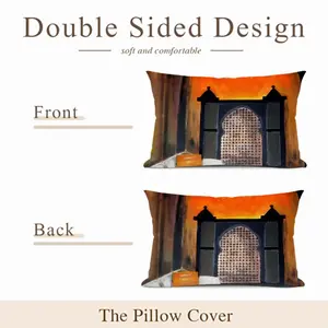 Moroccan Lounge Polyester Pillow (Rectangle, Multi-Size)