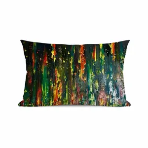 Dancing Cells H Polyester Pillow (Rectangle, Multi-Size)