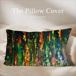 Dancing Cells H Polyester Pillow (Rectangle, Multi-Size)