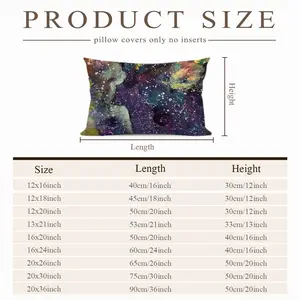 Cosmic Wisdom Polyester Pillow (Rectangle, Multi-Size)