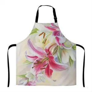 Poetry Of Flowers Apron (With Pockets)