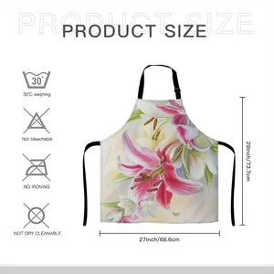 Poetry Of Flowers Apron (With Pockets)