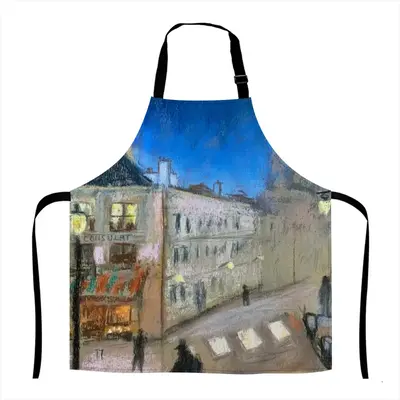 Good Night Montmatre- Paris Nocturne Apron (With Pockets)