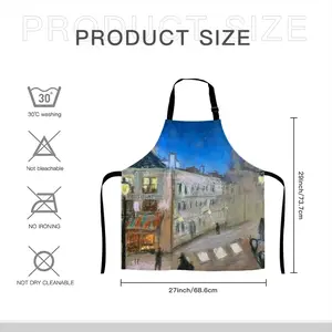 Good Night Montmatre- Paris Nocturne Apron (With Pockets)