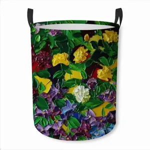 Ballinspittle Back Road Ireland Laundry Basket (Round Bottom)