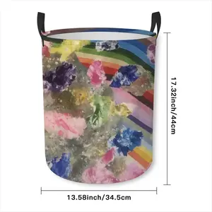 Colorful Society Laundry Basket (Round Bottom)