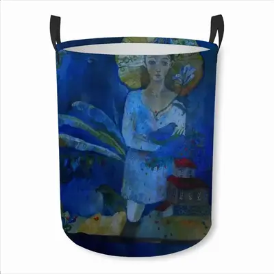 Diva Who Safe Dreams Laundry Basket (Round Bottom)