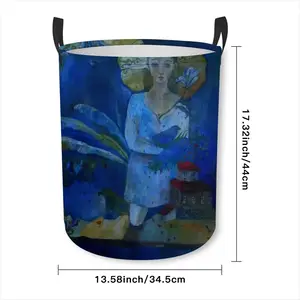 Diva Who Safe Dreams Laundry Basket (Round Bottom)