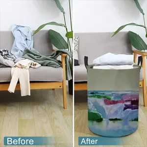 Water Falling Laundry Basket (Round Bottom)