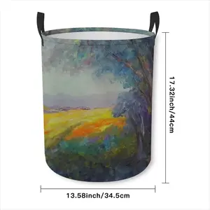 Sunny Field Laundry Basket (Round Bottom)