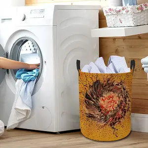 Cellular Universe Q Laundry Basket (Round Bottom)