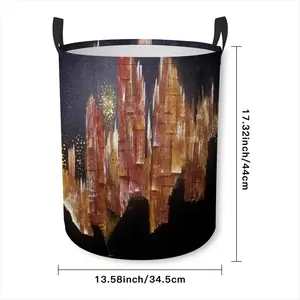 Crystals Laundry Basket (Round Bottom)