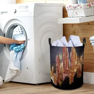 Crystals Laundry Basket (Round Bottom)