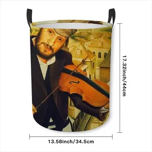 Fiddler On The Roof Laundry Basket (Round Bottom)