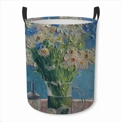 Сhamomiles Laundry Basket (Round Bottom)