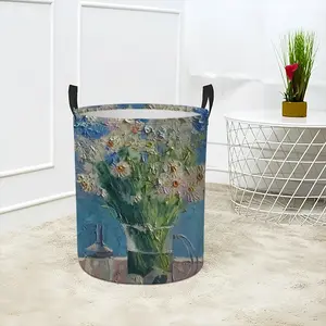 Сhamomiles Laundry Basket (Round Bottom)