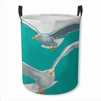 Seagulls Laundry Basket (Round Bottom)