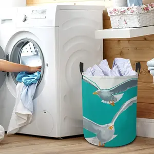 Seagulls Laundry Basket (Round Bottom)