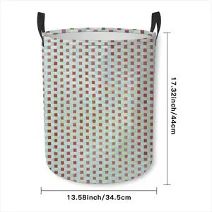 Red Green Laundry Basket (Round Bottom)