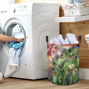 Dancing Meadow Gift Idea Laundry Basket (Round Bottom)