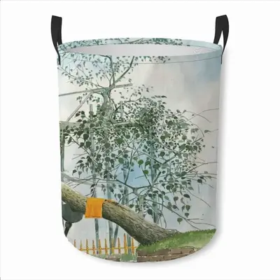 The Sacred Branch Laundry Basket (Round Bottom)