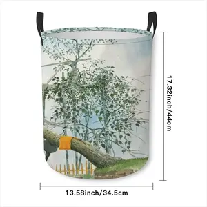 The Sacred Branch Laundry Basket (Round Bottom)