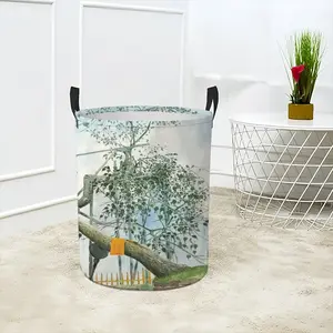 The Sacred Branch Laundry Basket (Round Bottom)