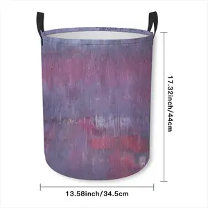 Red Storm Laundry Basket (Round Bottom)